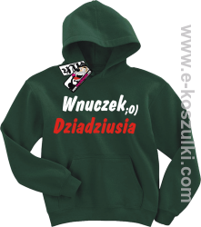 Wnuczek dziadziusia bluza dziecięca - butelkowy