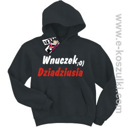 Wnuczek dziadziusia bluza dziecięca - czarny