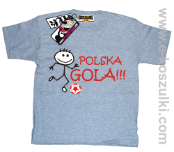 Polska gola !!! koszulka dziecięca - melanż