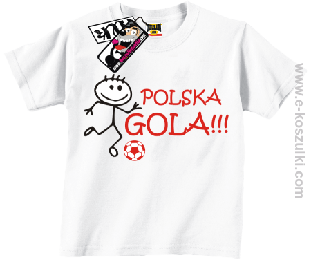 Polska gola !!! - koszulka dziecięca