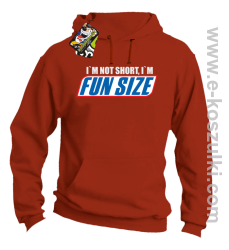 I`m not short i`m FunSize - bluza z kapturem pomaranczowa