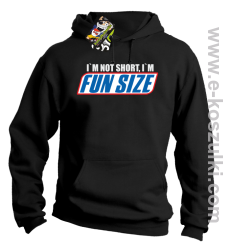 I`m not short i`m FunSize - bluza z kapturem czarna 