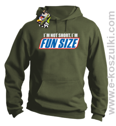 I`m not short i`m FunSize - bluza z kapturem khaki 