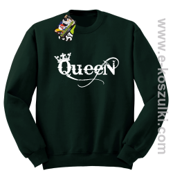 Queen Simple - bluza bez kaptura STANDARD butelkowa