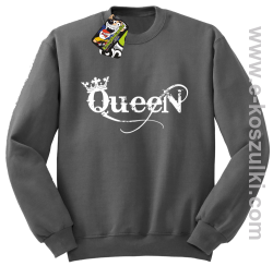 Queen Simple - bluza bez kaptura STANDARD szara