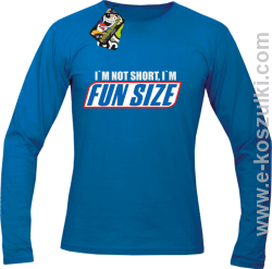 I`m not short i`m FunSize - Longsleeve męski niebieski 