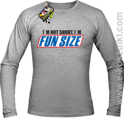 I`m not short i`m FunSize - Longsleeve męski melanż 