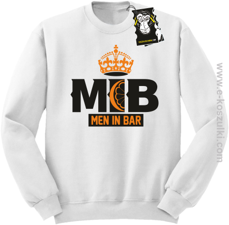 Men in bar - bluza dla barmana bez kaptura