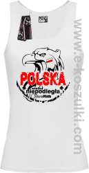 POLSKA WIELKA NIEPODLEGŁA - top damski biały