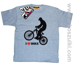 I love bike koszulka dziecięca - melanż