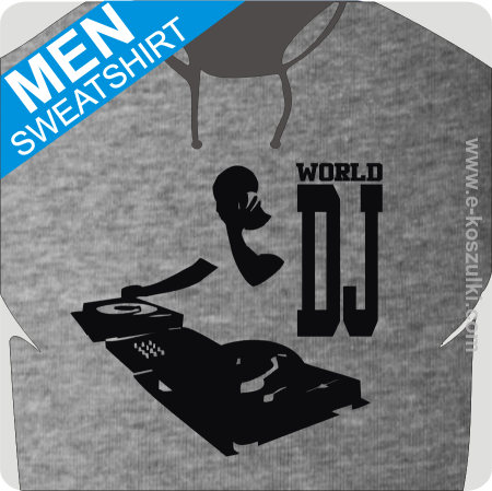 Dj world - bluza z nadrukiem