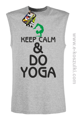 Keep Calm & DO YOGA - bezrękawnik męski