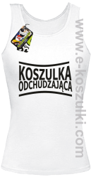 Koszulka Odchudzająca-Top damski biały