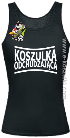 Koszulka Odchudzająca-Top damski czarny