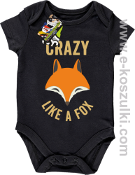 Crazy like a Fox - body dziecięce czarne