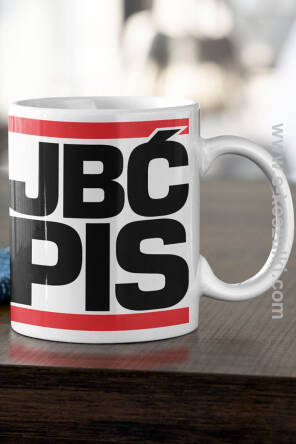 JBĆ PIS - kubek biały 330 ml 