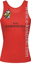 Pani kierowniczka - Top damski czerwony