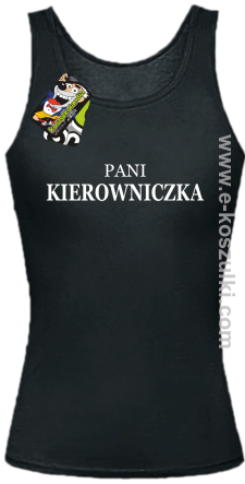 Pani kierowniczka - Top damski czarny
