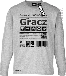 Gracz GAMER - bluza STANDARD dziecięca melanż 