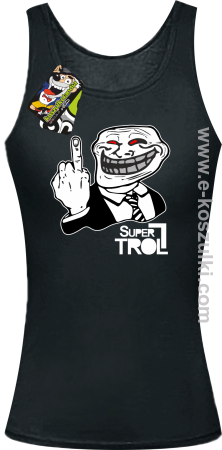 SUPER TROLL FACE FuckUP - top damski 