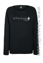 Ethereum CryptoMiner Symbol - bluza damska standard czarna