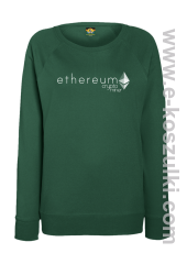 Ethereum CryptoMiner Symbol - bluza damska standard butelkowa