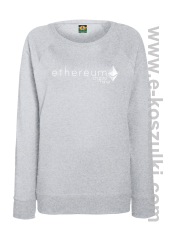 Ethereum CryptoMiner Symbol - bluza damska standard melanż 