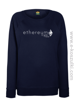 Ethereum CryptoMiner Symbol - bluza damska standard 