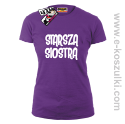 Starsza Siostra - koszulka damska - fioletowy