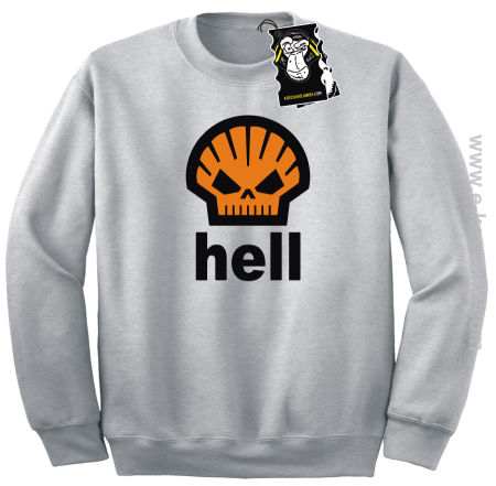 Hell - bluza z ciekawym nadrukiem bez kaptura