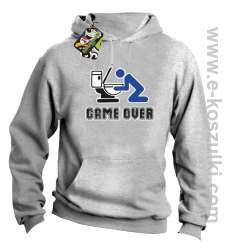 Game over po imprezie - bluza z kapturem melanżowy