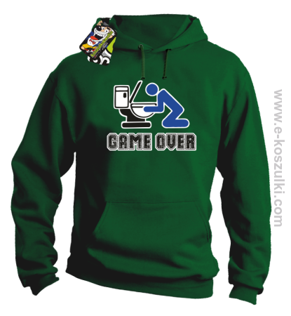Game over po imprezie - bluza z kapturem