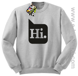 Hi. ! - bluza bez kaptura melanżowa