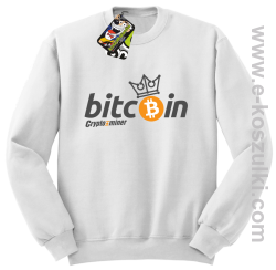 Bitcoin Standard Cryptominer King - bluza męska standard biała