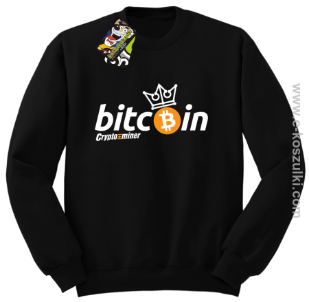 Bitcoin Standard Cryptominer King - bluza męska standard 