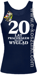 20 lat pracowałam na ten wygląd - Top damski granatowy