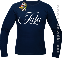 Tata idealny - longsleeve męski granatowy