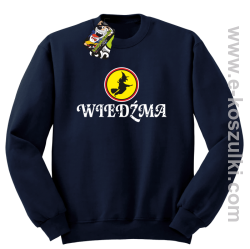 Wiedźma- bluza bez kaptura granatowa