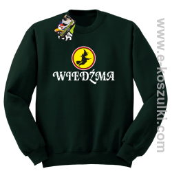 Wiedźma- bluza bez kaptura butelkowa