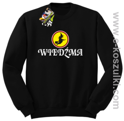 Wiedźma- bluza bez kaptura czarna