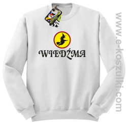 Wiedźma- bluza bez kaptura biała
