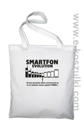 Smartfon evolution - Eco torba - biała