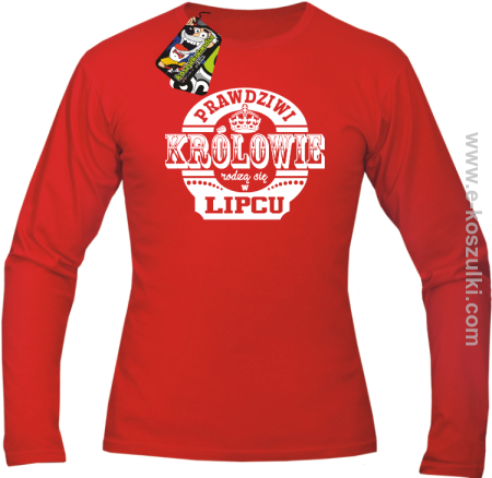 Prawdziwi Królowie rodzą się w Lipcu - longsleeve męski 