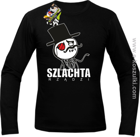 Szlachta rządzi - longsleeve męski