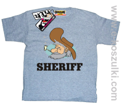 Sheriff old man koszulka dziecięca - melanż