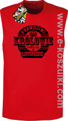 Prawdziwi królowie rodzą się w listopadzie - bezrękawnik męski czerwony