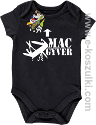 Mac Gyver - body dziecięce czarny