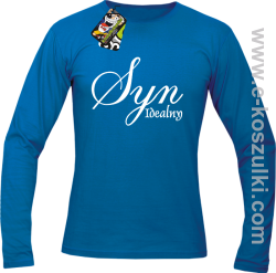 Syn idealny - longsleeve męski niebieski