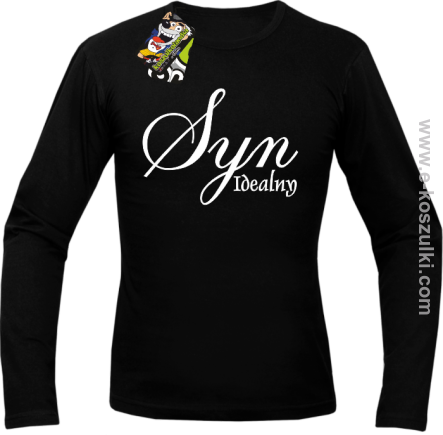 Syn idealny - longsleeve męski czarny