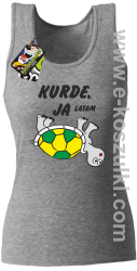Kurde, ja latam - żółwik - top z nadrukiem melanż